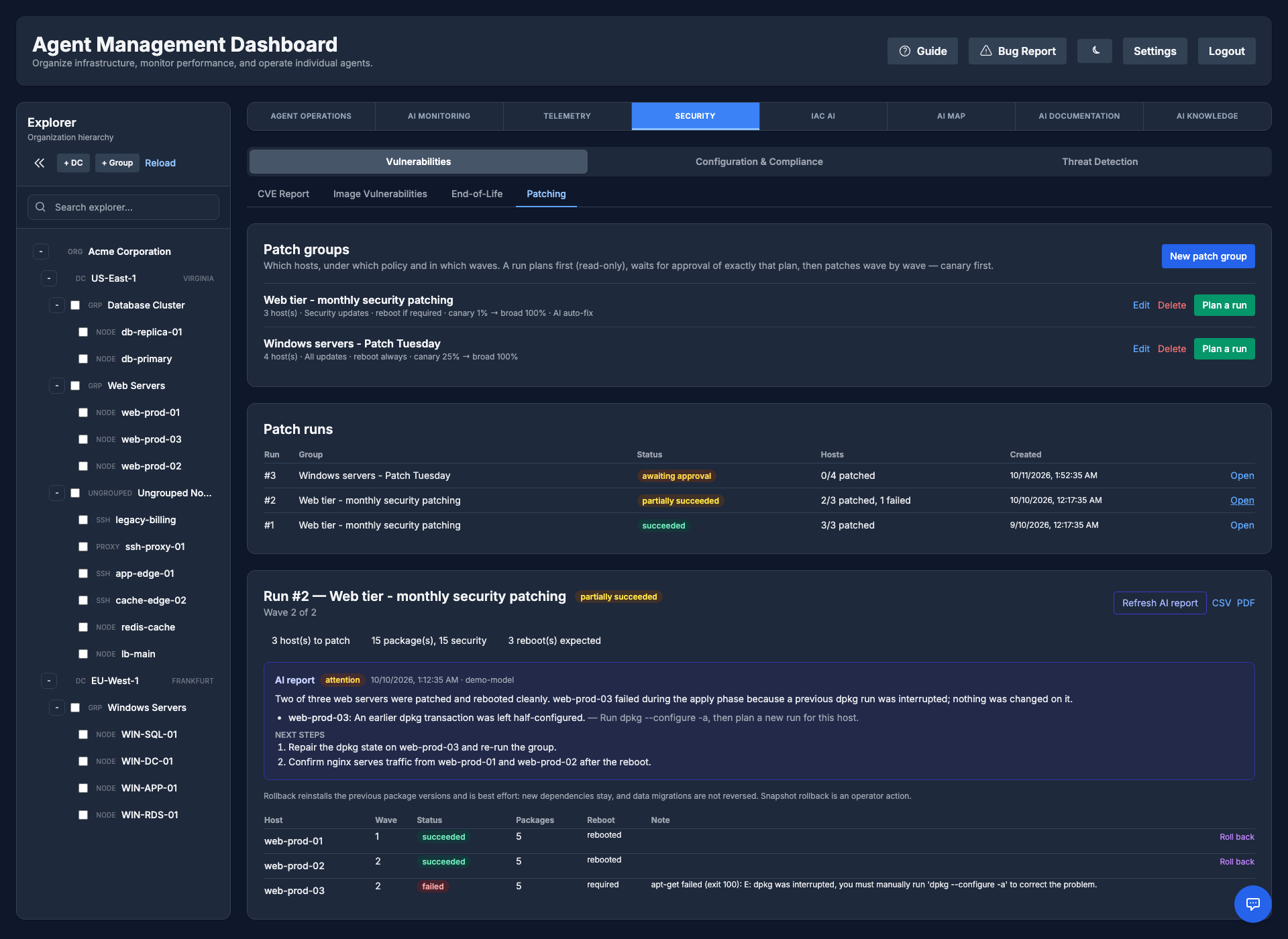 Patch Orchestration
